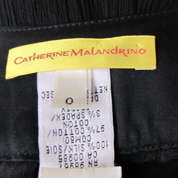 Catherine Malandrino Black Silk Bubble Dress Sz 0 - Picture 7 of 7